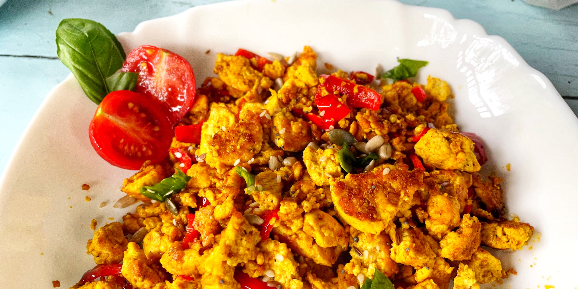 Omleta vegana din tofu (Tofleta)