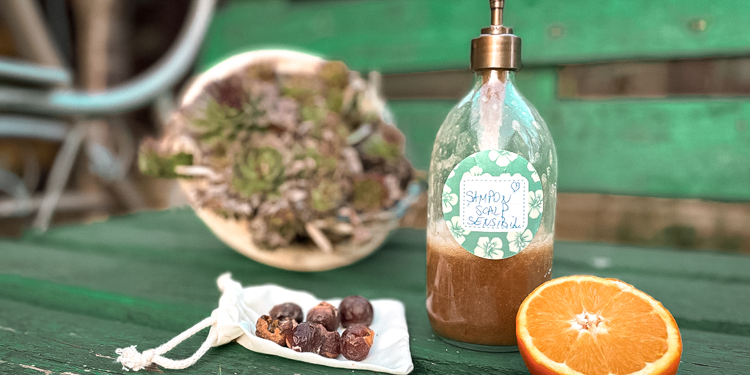 Sampon natural pentru scalp sensibil