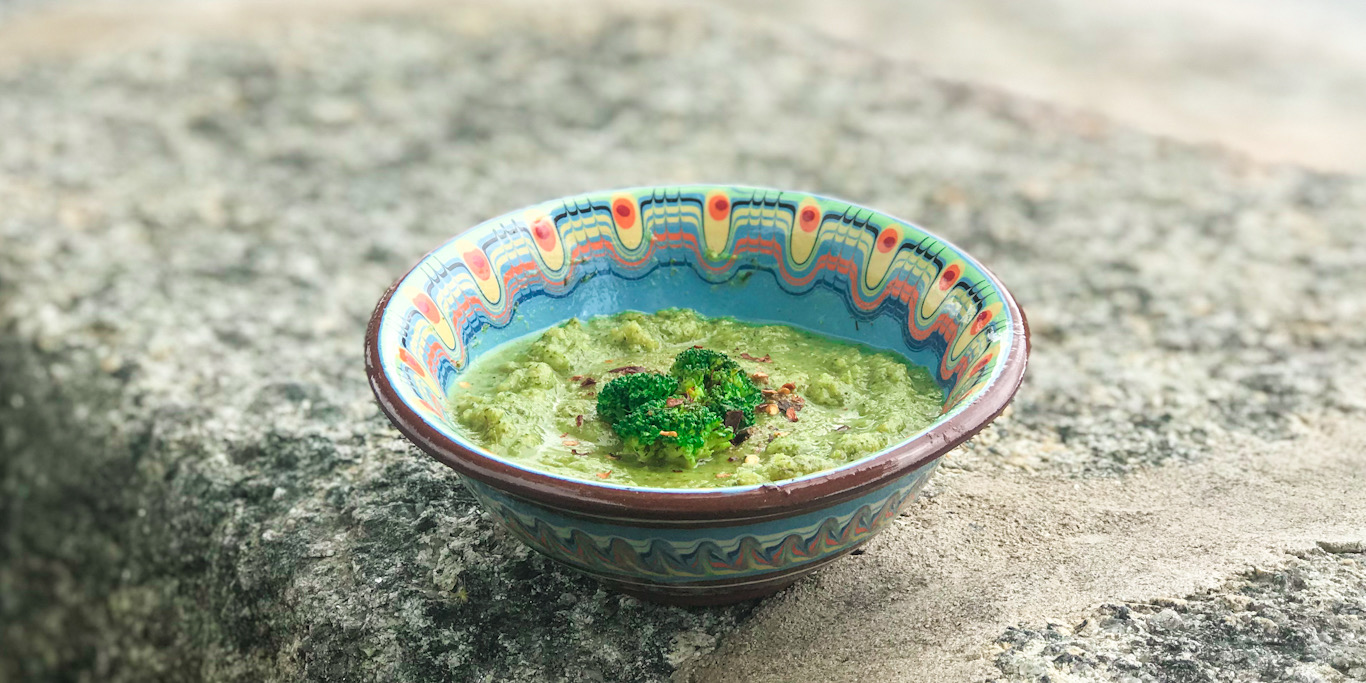 Supa crema de brocoli cu marar